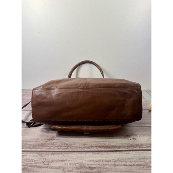 Kooba Leather Women's Handbag with Gun Metal Embellishments Kooba Kendal Brown - Picture 16 of 16